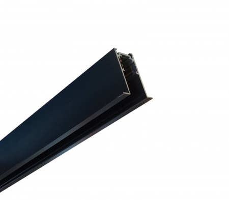 Corpuri de Iluminat pe Sina LED - SINA MAGNETICA INCASTRATA 48V DC 1M NEGRU MAT