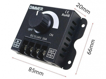 Dimmer LED 1 Canal 30A 12-24V DC [1]