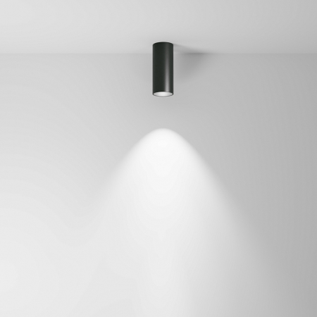 Spot LED Aplicat pe tavan Cilindric Negru 12W 4000K [3]