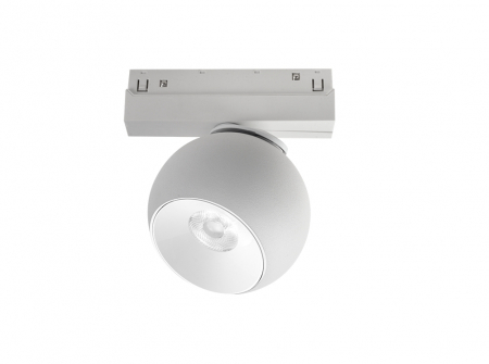 Corpuri de Iluminat pe Sina LED - SPOT LED MAGNETIC 48V DC 12W 4000K 1050LM 36° OSRAM RA90 100*134MM