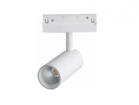 Sina magnetica LED 48V - SPOT LED MAGNETIC ALB MAT 48V DC 12W 3000K 750LM 36° OSRAM RA90 Φ50*110MM