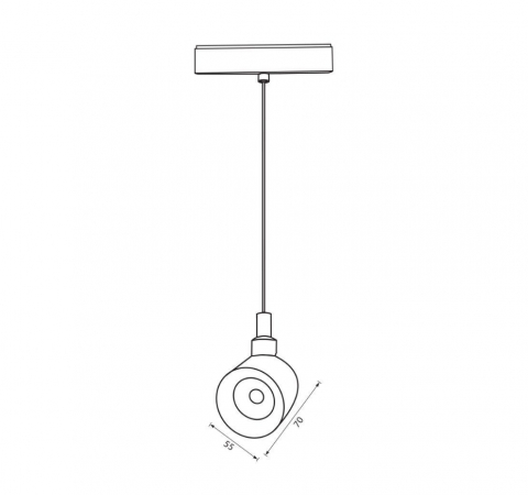 Spot LED magnetic SUPRIMA LED ∙ 10W ∙ Negru ∙ 3000K [1]
