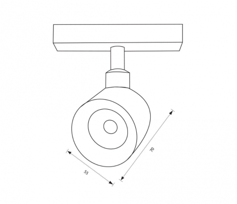 Spot LED magnetic WENDY LED ∙ 10W ∙ Negru ∙ 4000K [1]