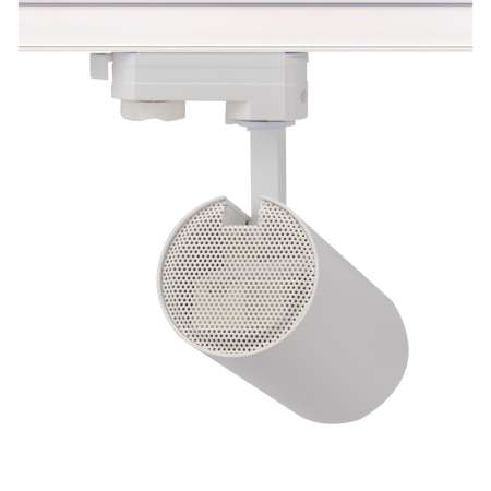 Spot LED pentru șină, alb mat, 27W, 3000K, trifazat, 36°, 3120LM, 230V AC, Ra80 Φ74*170MM [1]