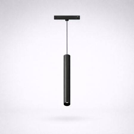 Corpuri de Iluminat pe Sina LED - Spot led suspendat magnetic Negru 24V DC 6W 4000K 374LM 24° RA90 Ø30*L300