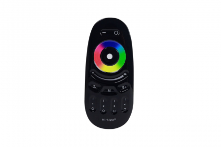Lumina LED Miboxer & controler - Telecomandă cu 4 zone RGB / RGBW 2xAAA FUT096B Black