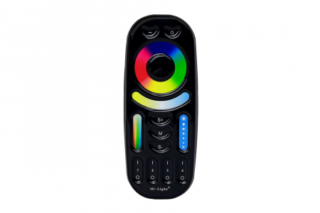 Lumina LED Miboxer & controler - Telecomanda RGB + CCT cu 4 zone 2xAAA FUT092B Black