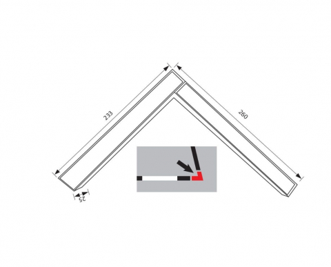 Unghi magnetic LED LUGANO LED ∙ 24W ∙ Negru ∙ 3000K [1]
