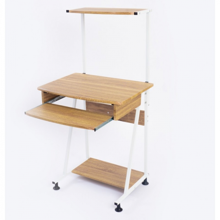 Birou metal si PAL , 60 x 50 x 116 cm, Grunberg, Natur [3]