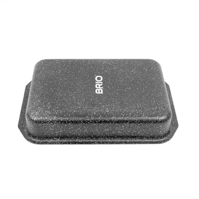 BRIO BLACK STONE - Tava dreptunghiulara 35.5x24.8x6.2cm                                     - grosime 2 mm [3]