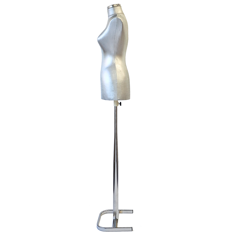 Bust Argintiu Dama Cu Picior Metal Gros [3]