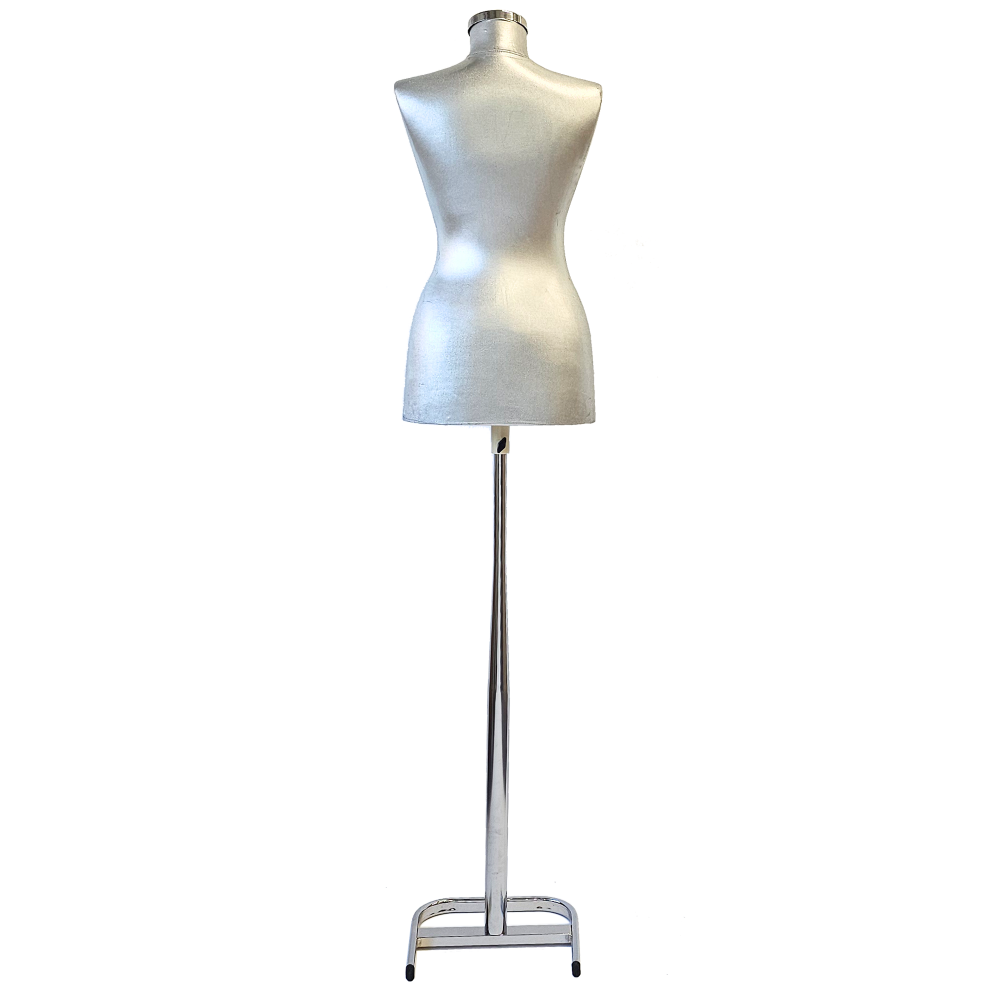 Bust Argintiu Dama Cu Picior Metal Gros [4]