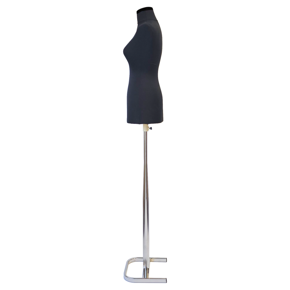 Bust dama cu picior din metal Cromat [3]