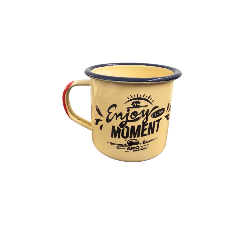 Cana metalica emailata, 350 ml, Plaja [2]