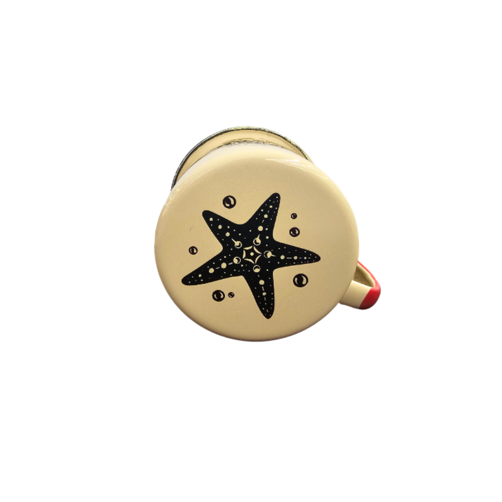 Cana metalica emailata, 350 ml, Plaja [3]