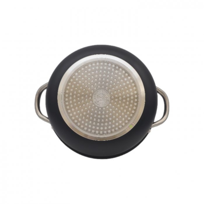 Cratita cu capac, profesionala, 4.70 L, BRIO METALLICA [3]