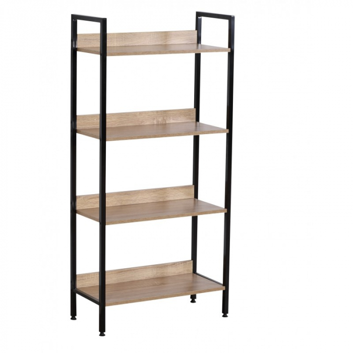 Etajera cu 4 rafturi, Metal si PAL, 60 x 27.60 x 126 cm [2]