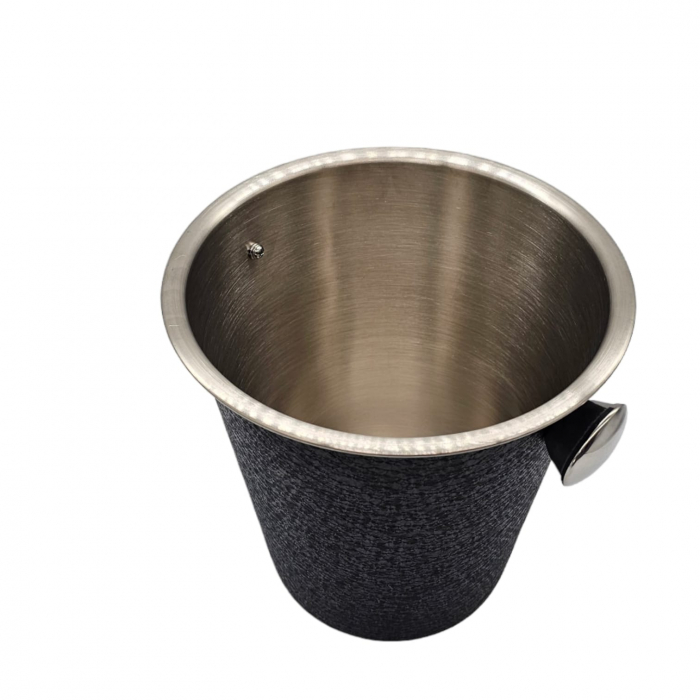 Frapiera inox cu exterior texturat mat, 22 cm [2]