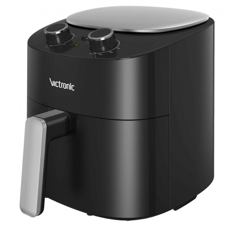 Friteuza cu aer cald, cronometru 0-30 min, 3.50 l, 1300 W, Victronic VC5096 (negru+argintiu) [3]