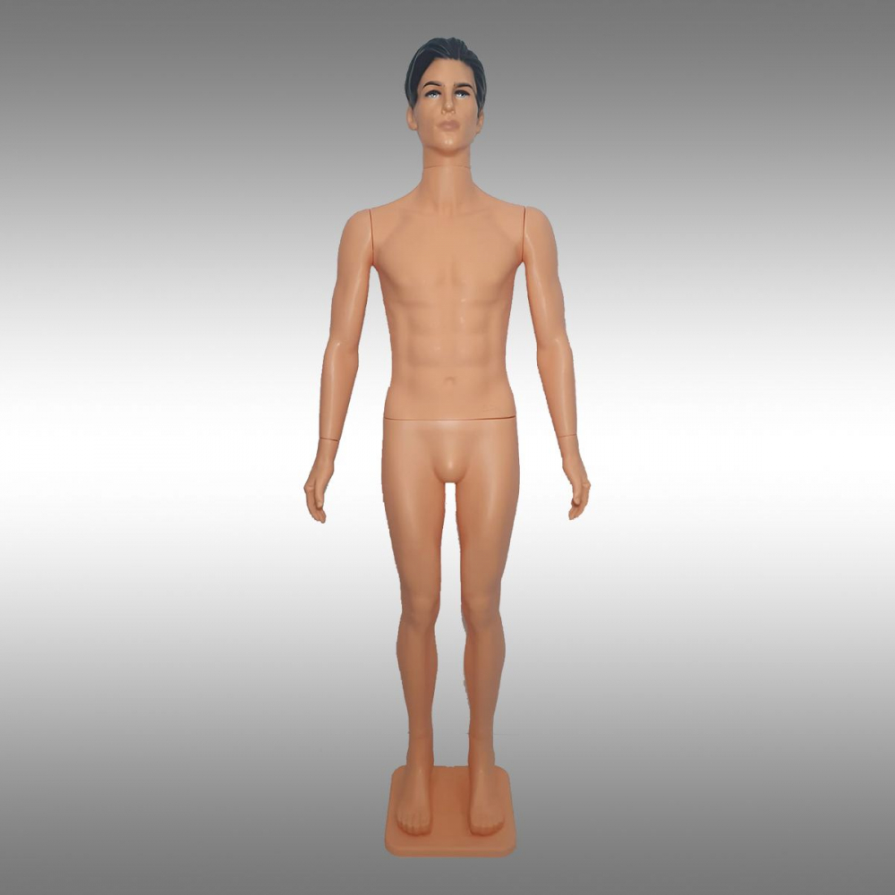 Manechin din plastic, barbat, cu suport, Bej [2]