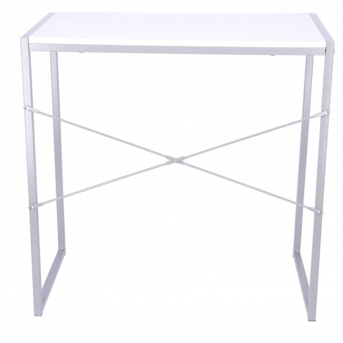 Masa multifunctionala, Metal si MDF, 78x46x76 cm, Grunberg, alba [2]