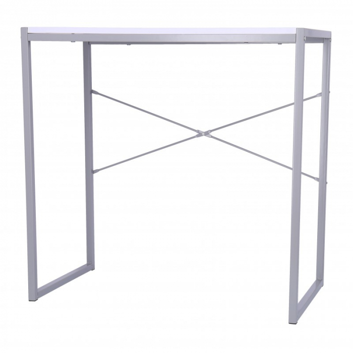 Masa multifunctionala, Metal si MDF, 78x46x76 cm, Grunberg, alba [3]