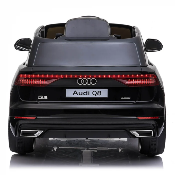 Masinuta electrica, cu telecomanda, model Audi Q8, negru, acumulator 12V [3]