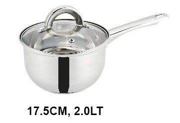 Set 12 piese , 6 vase din inox, compatibile cu plita cu inductie, cu capace din sticla, Grunberg GR2441 [3]