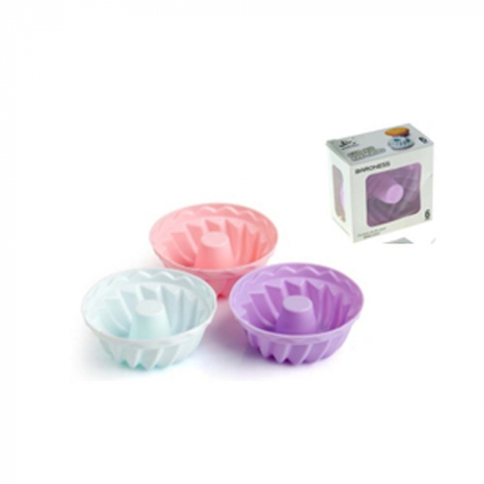 Set 6 forme pentru prajituri din silicon 7x6 cm [2]