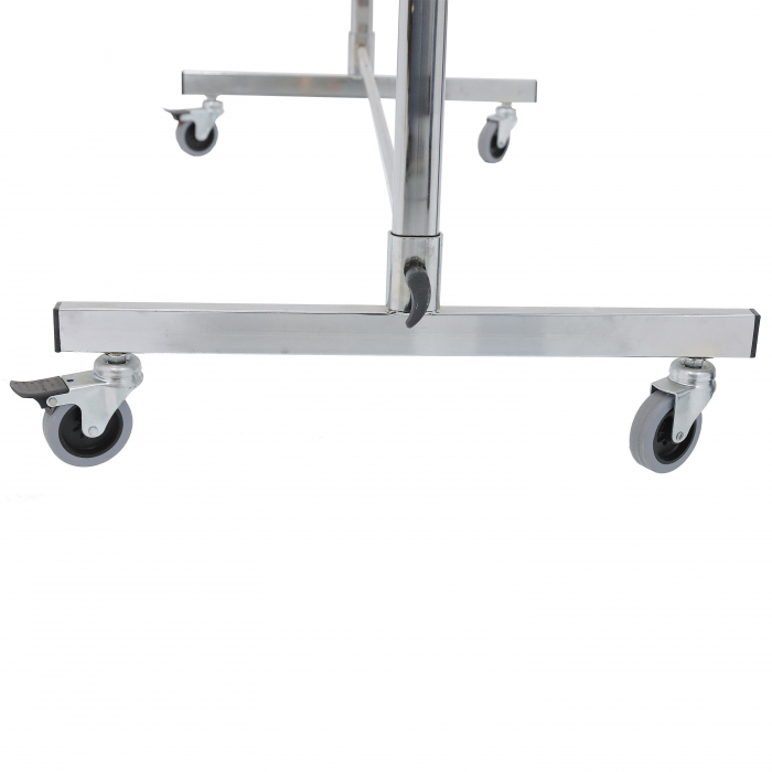 Stender din metal, cu 2 bare reglabile, cu extesii laterale, cromat, 2105 [4]