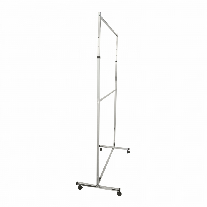 Stender din metal, cu doua bare, reglabil, cromat, 1118 [2]