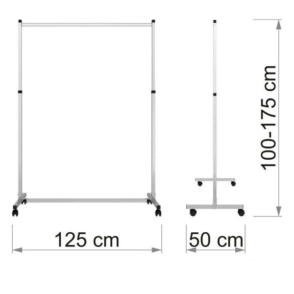 Stender din metal, reglabil, cromat, 1116 [2]