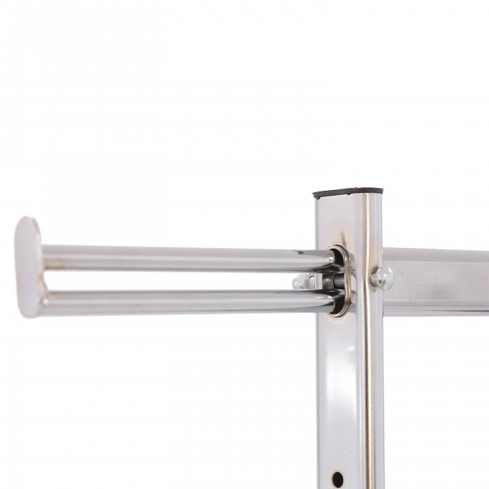 Stender din metal, reglabil, cu extensii laterale, cromat, 2106 [3]