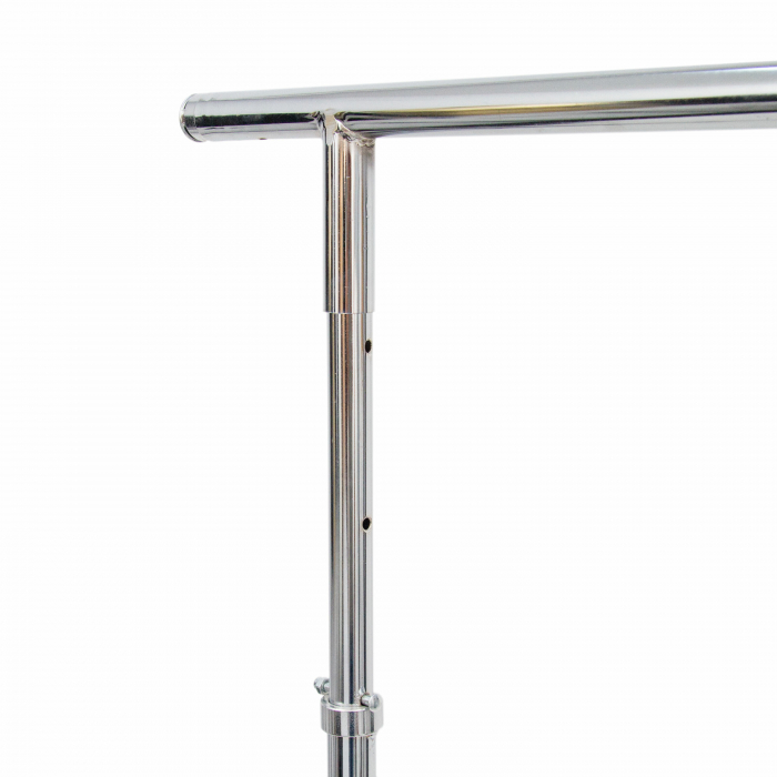 Stender din metal, reglabil, cu extensii laterale, cromat, 2107 [6]