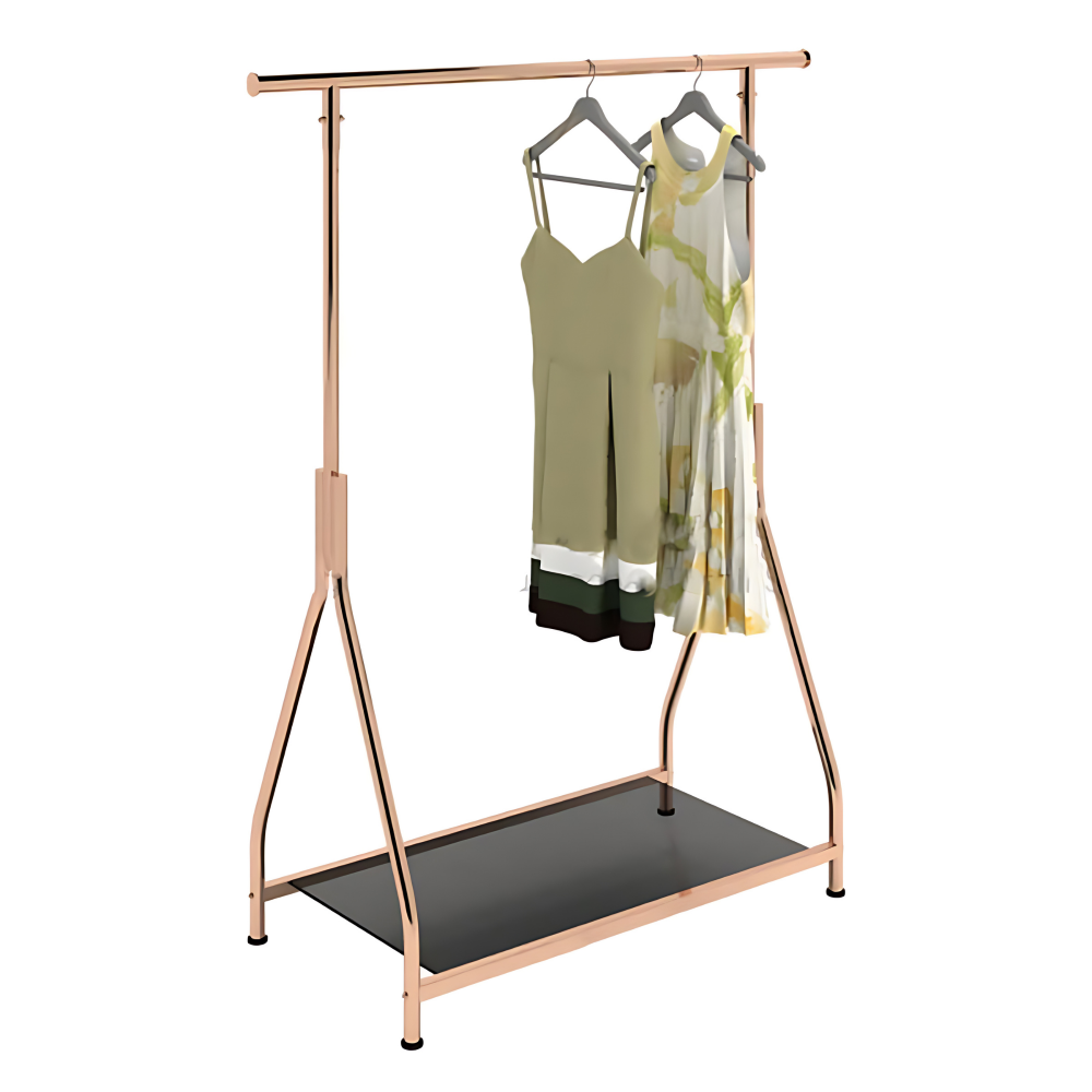 Stender pentru haine, din metal finisaj GOLD, 150x120 cm [2]