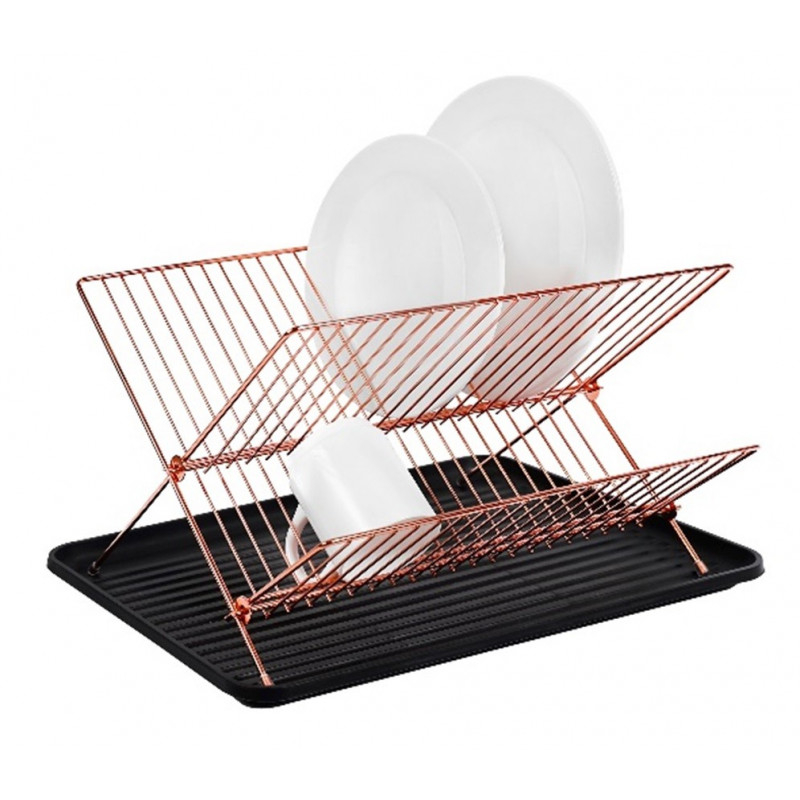 Suport vase, din metal si plastic, cu tava si suport tacamuri, 42.30 x 31.30 x 24 cm, Grunberg GR3236 [2]