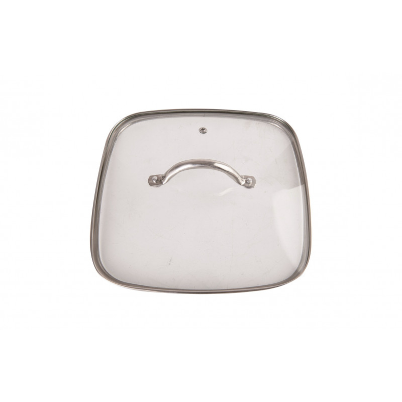 Tigaie din aluminiu , cu capac termorezistent , invelis antiaderent cu ceramica si titan [5]