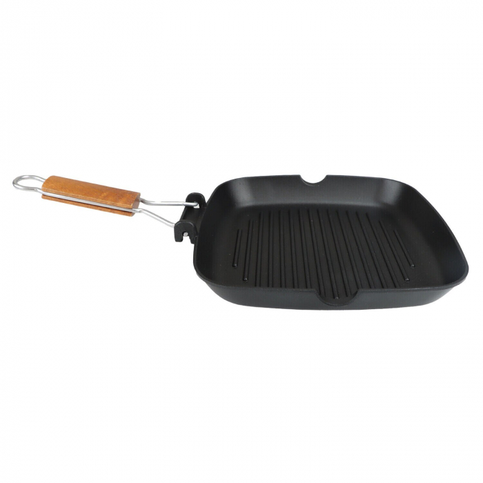 Tigaie grill cu maner rabatabil Supreme, 26x26 cm, BRIO [4]