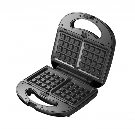 Aparat multifunctional 3 in1, pentru preparat vafe/gofre sau sandwich, 750 W [3]