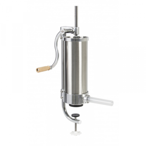 Aparat pentru umplut carnati, din inox, vertical, 2.50 kg, Grunberg GR3183 [0]