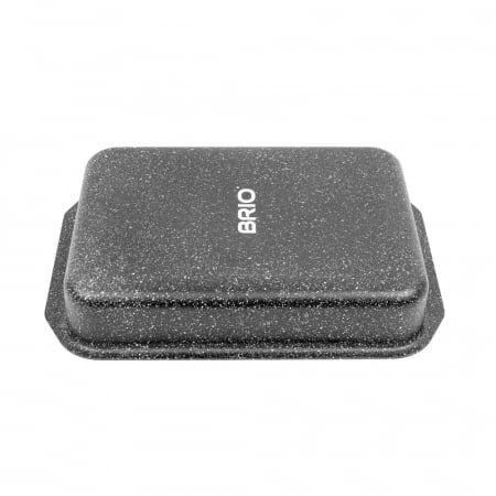BRIO BLACK STONE - Tava dreptunghiulara 35.5x24.8x6.2cm                                     - grosime 2 mm [2]