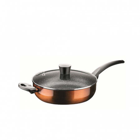 BRIO COPPER - Cratita stantata cu capac 24 cm [1]