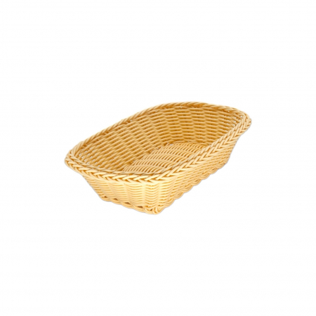 Platouri, cosuri si suporti - Cos de paine, dreptunghiular 24 cm x 17cm x 7 cm, crem, BRIO