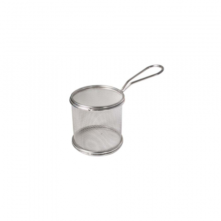 Platouri, cosuri si suporti - BRIO - Cos pentru servire, otel inoxidabil, rotund, 9x9 cm
