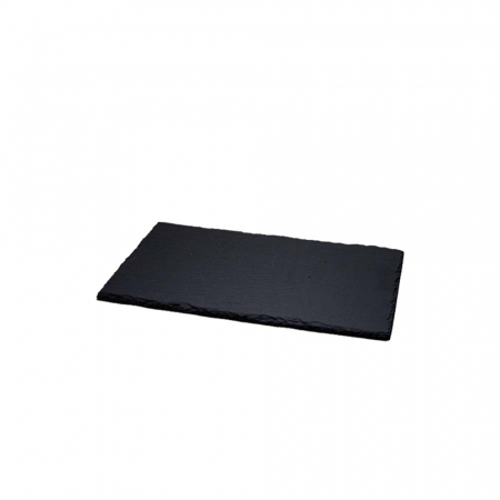 Tocatoare si suporti de bucatrie - Platou servire Ardezie naturala, dreptunghiular 26.5 x 16 x 0.4 cm