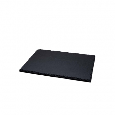 Tocatoare si suporti de bucatrie - Platou servire, Ardezie naturala, dreptunghiular, 30 x 20 cm