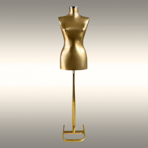 Bust Auriu Dama Cu Picior Metal Auriu [1]