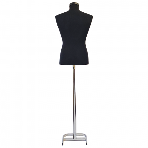 Bust barbat cu picior din metal Cromat [3]