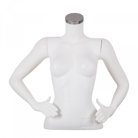 Dama - BUST CU MANA PLASTIC DAMA ALB