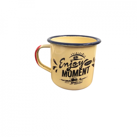 Cana metalica emailata, 350 ml, Plaja [1]